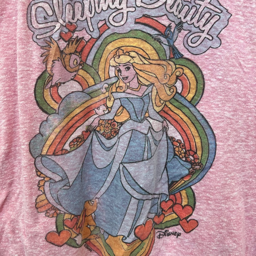 Junk Food x Disney Sleeping Beauty Pink Graphic Tank - Picture 2 of 4